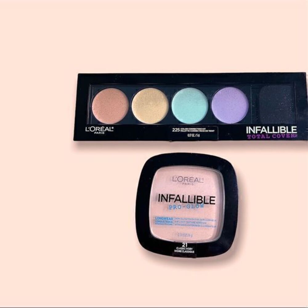 - L’OREAL infallible eyeshadow & glow powder